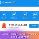 Aplikasi Terbaik untuk Menambah Saldo Dana Anda