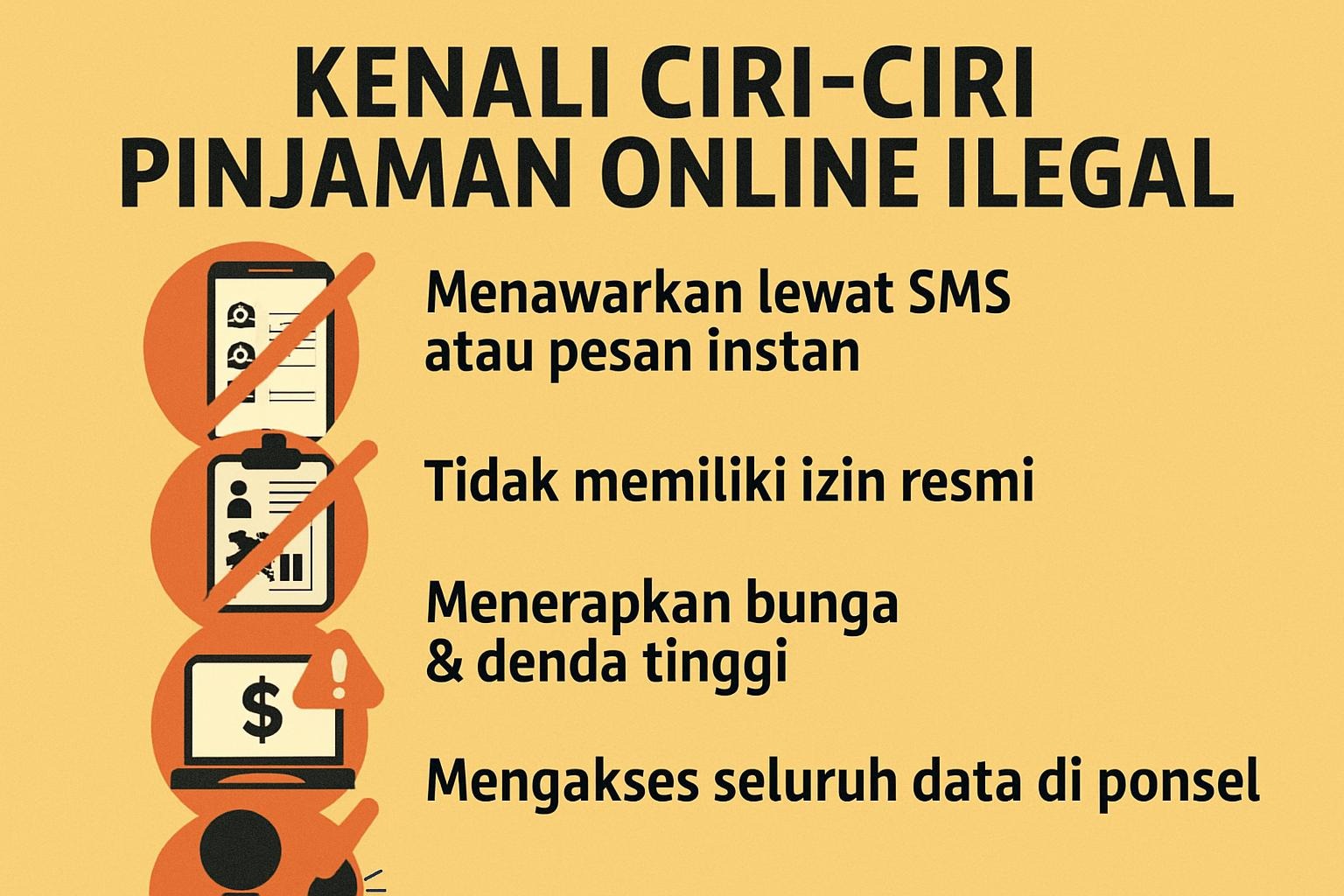 Kenali Ciri-ciri Pinjaman Online Ilegal